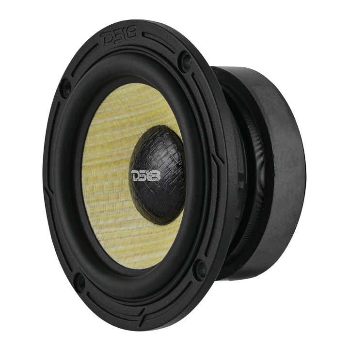 DS18 DXQ 3.5" Mid-Range Speakers with Yellow Straw Cone - 60 Watts Rms 4-ohm