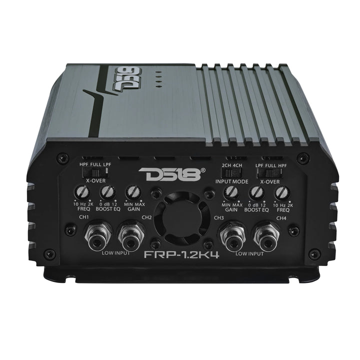 DS18 FRP-1.2K4 4-Channel Class D Amplifier - 4 x 300 Watts Rms @ 1-ohm