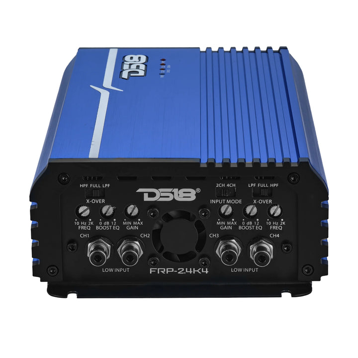 DS18 FRP-2.4K4 4-Channel Class D Full-Range Amplifier - 4 x 600 Watts Rms @ 1-ohm