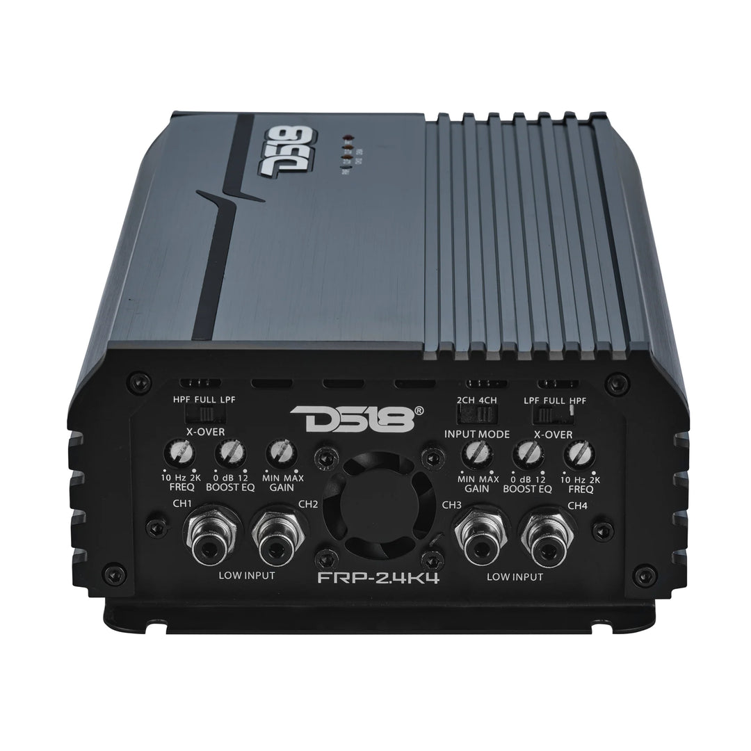 DS18 FRP-2.4K4 4-Channel Class D Full-Range Amplifier - 4 x 600 Watts Rms @ 1-ohm