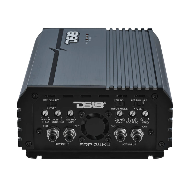 DS18 FRP-2.4K4 4-Channel Class D Full-Range Amplifier - 4 x 600 Watts Rms @ 1-ohm