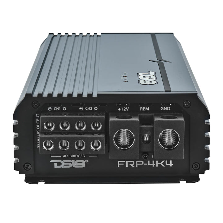 DS18 FRP-4K4 4-Channel Class D Amplifier - 4 x 1000 Watts Rms @ 1-ohm