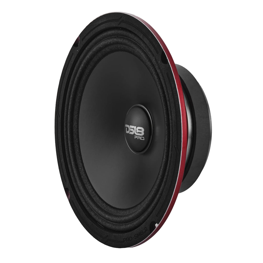 DS18 PRO-SM8.2 Altavoz de rango medio poco profundo de 8" con cono resistente al agua y bobina móvil de 1,5" - 250 vatios Rms 2 ohmios
