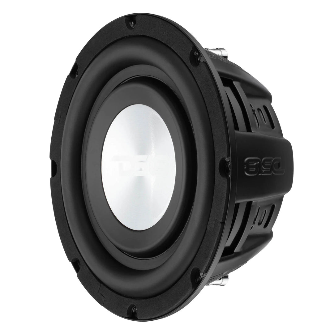 DS18 PSW8.4D 8" Shallow Mount Subwoofer - 400 Watts Rms Dual 4-ohm