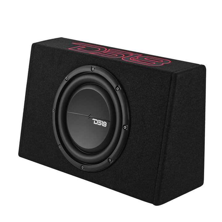 DS18 PU210A Loaded Single 10" Subwoofer Enclosure with Built-in Amplifier - 350 Watts Rms
