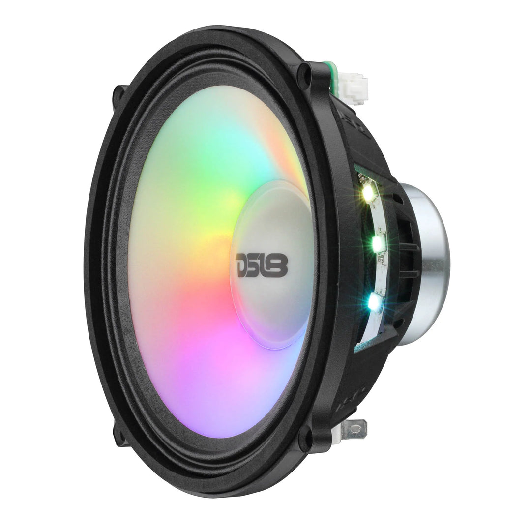 DS18 OEM Dashboard Speakers with LEDs - Fits 2020-Up Polaris RZR-PRO