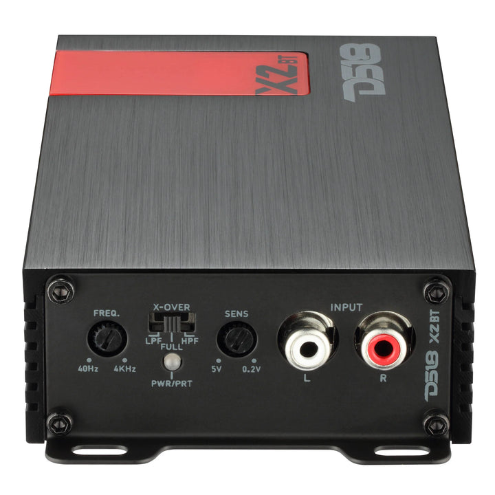 DS18 X2BT 2-Channel Amplifier with Bluetooth - 2 x 140 Watts Rms @ 4-ohm