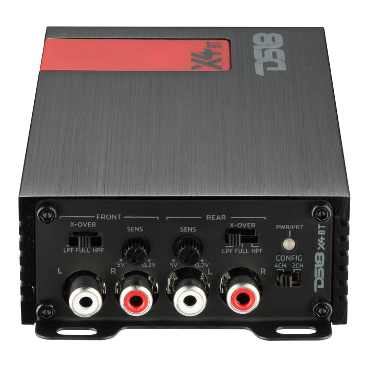 DS18 X4BT 4-Channel Amplifier with Bluetooth - 4 x 70 Watts Rms @ 4-ohm
