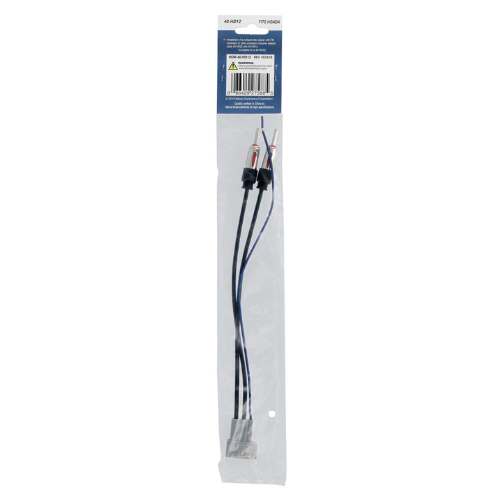 Metra 40-HD12 Powered Antenna Adapter for Select 2009-2022 Acura or Honda Vehicles