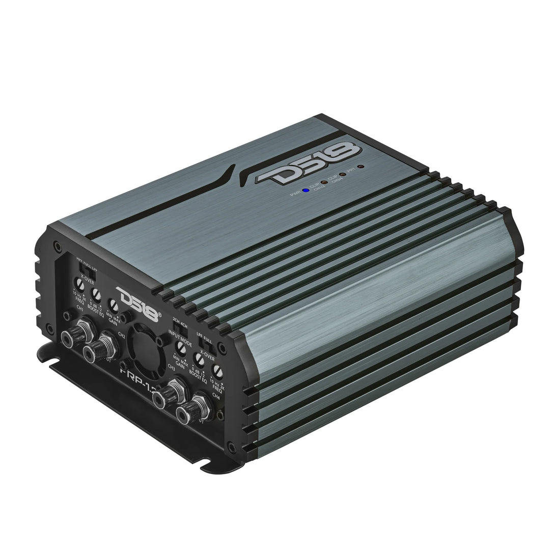 DS18 FRP-1.2K4 4-Channel Class D Amplifier - 4 x 300 Watts Rms @ 1-ohm