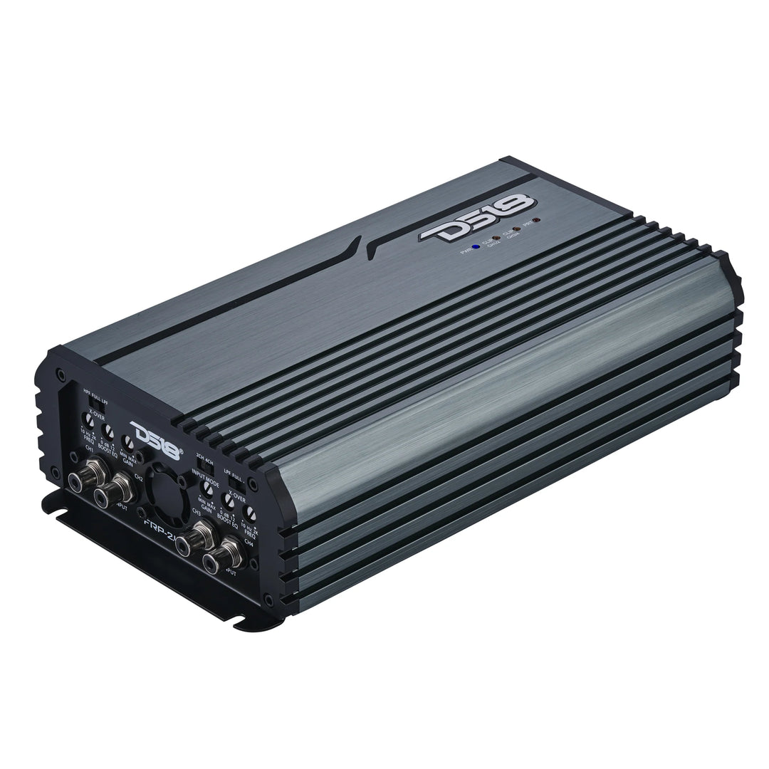 DS18 FRP-2.4K4 4-Channel Class D Full-Range Amplifier - 4 x 600 Watts Rms @ 1-ohm
