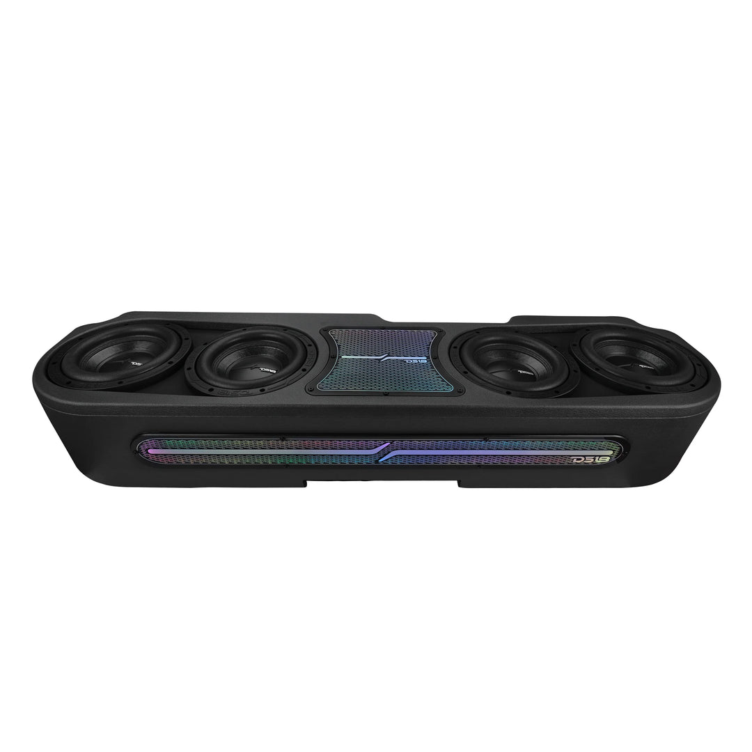 DS18 Quad 8" Loaded Subwoofer Enclosure - Fits 2020-Up Jeep Gladiator