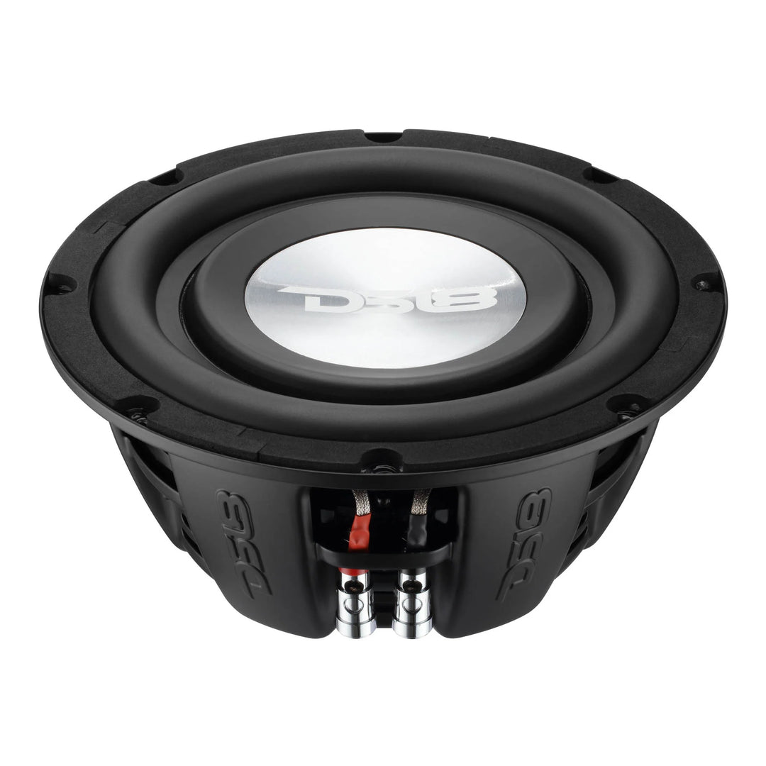 DS18 PSW8.4D 8" Shallow Mount Subwoofer - 400 Watts Rms Dual 4-ohm