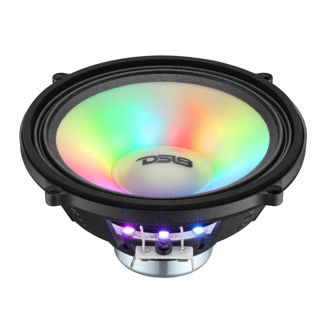 DS18 OEM Dashboard Speakers with LEDs - Fits 2020-Up Polaris RZR-PRO