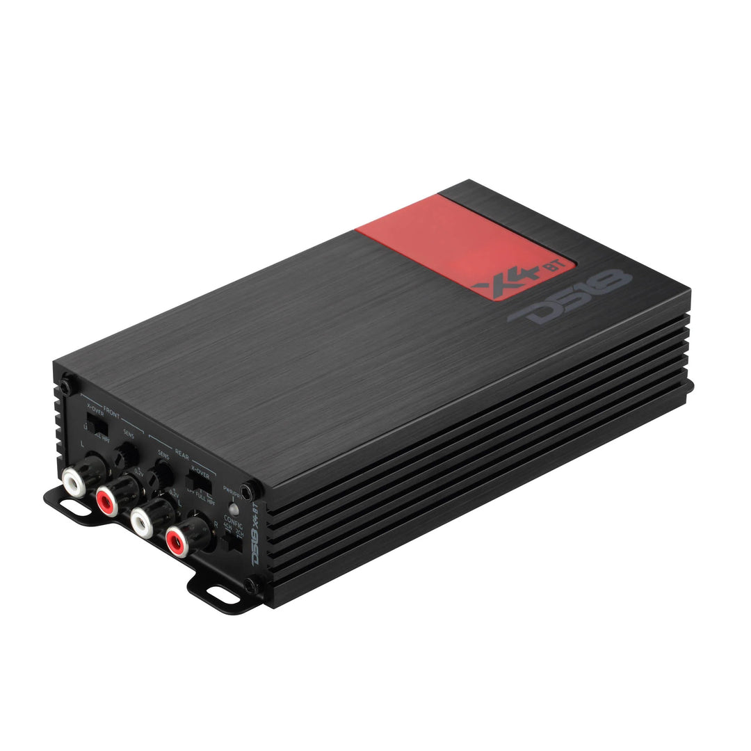 DS18 X4BT 4-Channel Amplifier with Bluetooth - 4 x 70 Watts Rms @ 4-ohm
