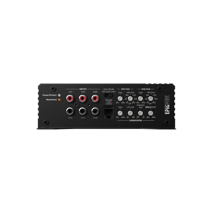 AudioControl EPICFIVE 5-Channel Amplifier - 4 x 75 Watts Rms @ 4-ohm + 700 Watts Rms @ 1-ohm