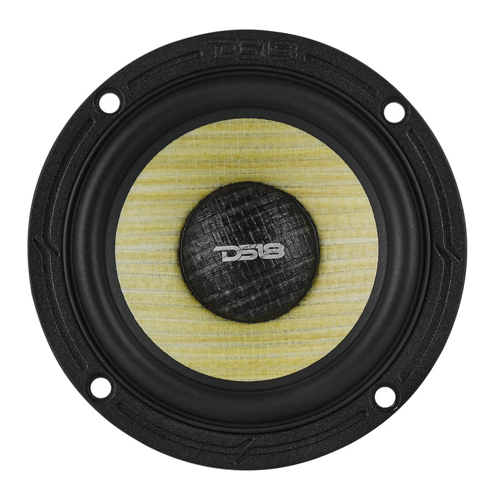 DS18 DXQ 6.5" 3-Way Neo Component Set with Yellow Straw Cone - 180 Watts Rms 4-ohm