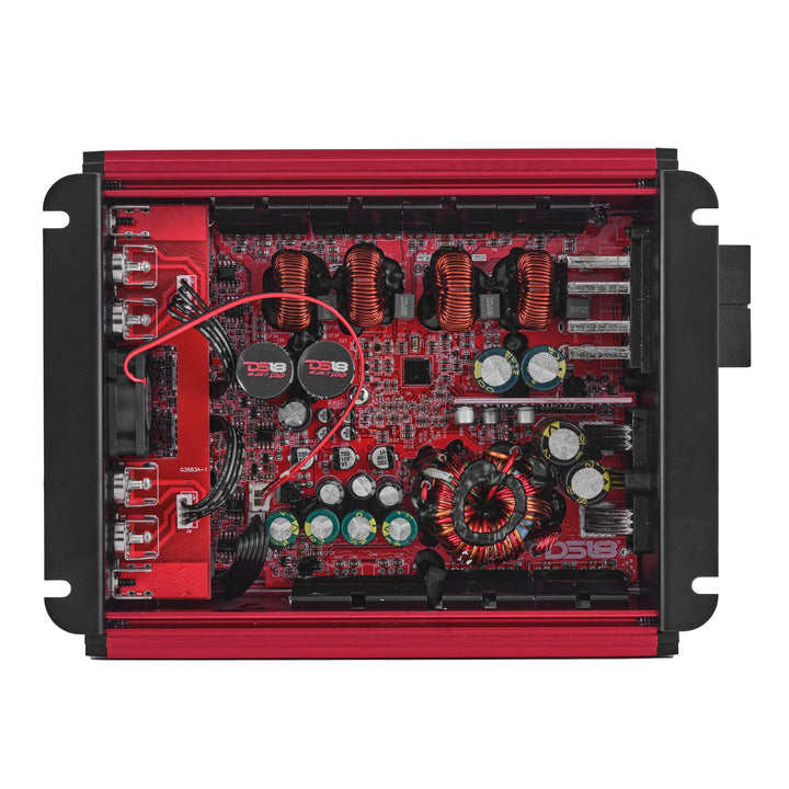 DS18 FRP-1.2K4 4-Channel Class D Amplifier - 4 x 300 Watts Rms @ 1-ohm
