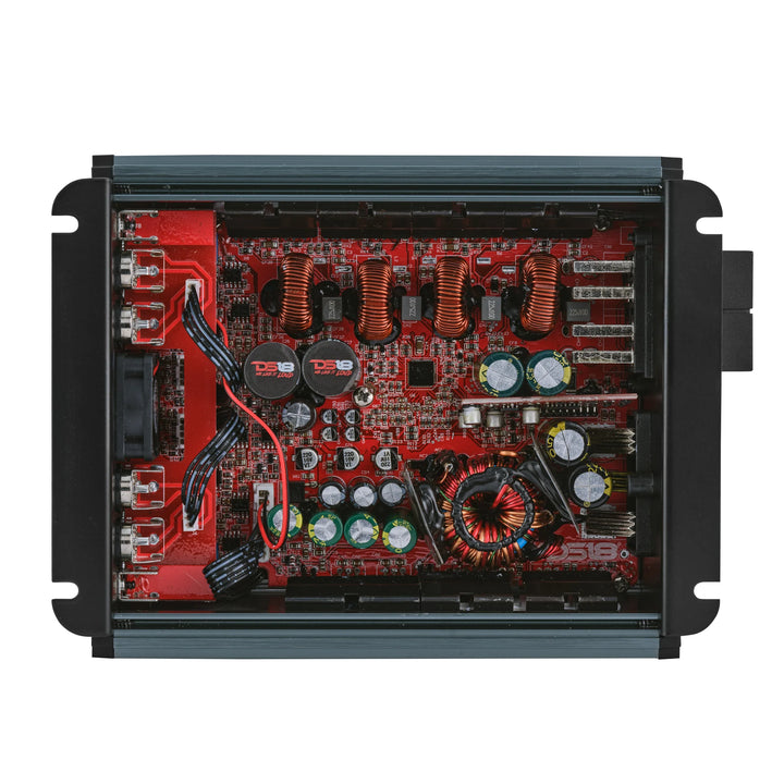 DS18 FRP-1.2K4 4-Channel Class D Amplifier - 4 x 300 Watts Rms @ 1-ohm