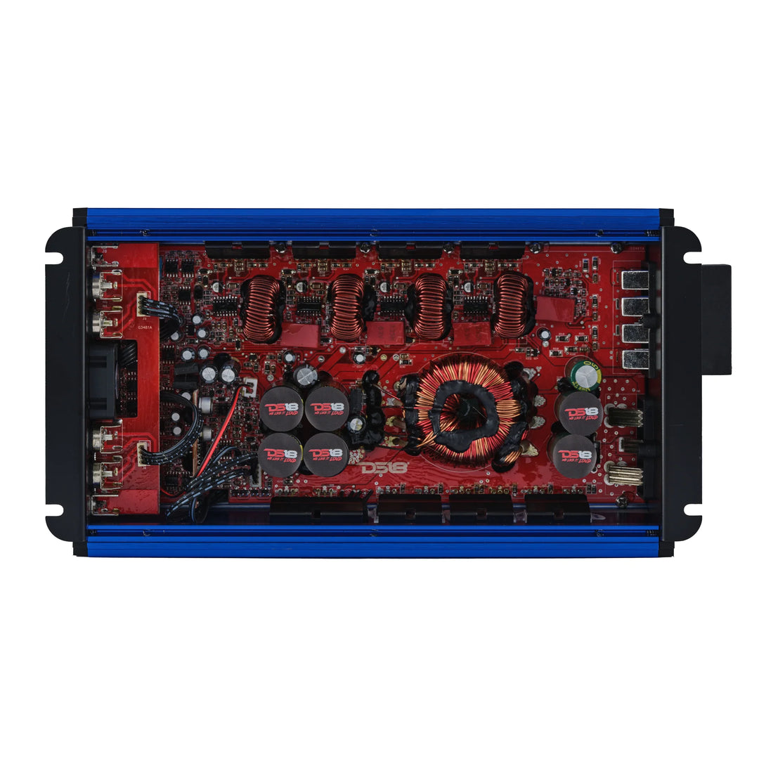 DS18 FRP-2.4K4 4-Channel Class D Full-Range Amplifier - 4 x 600 Watts Rms @ 1-ohm