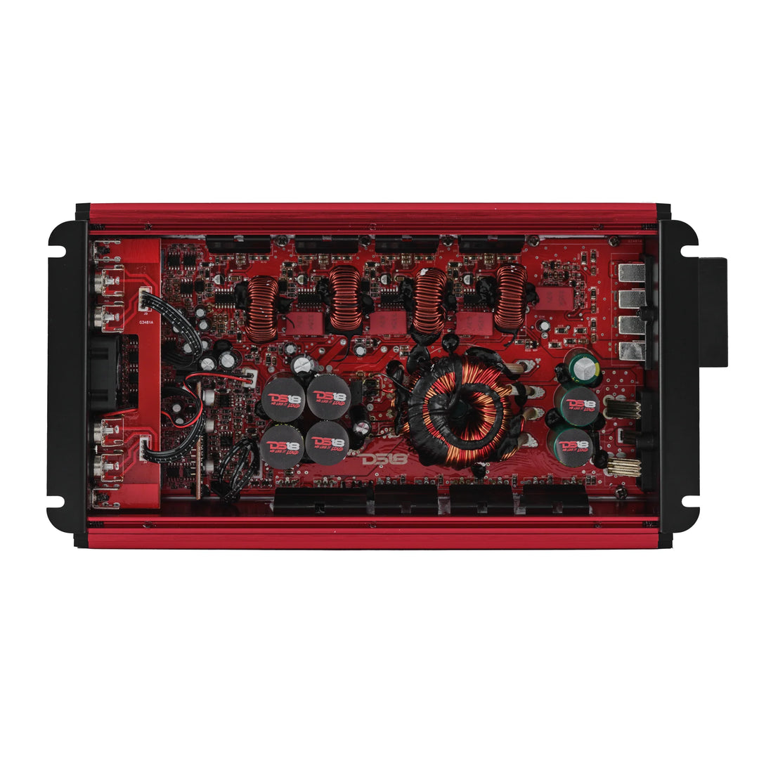 DS18 FRP-2.4K4 4-Channel Class D Full-Range Amplifier - 4 x 600 Watts Rms @ 1-ohm