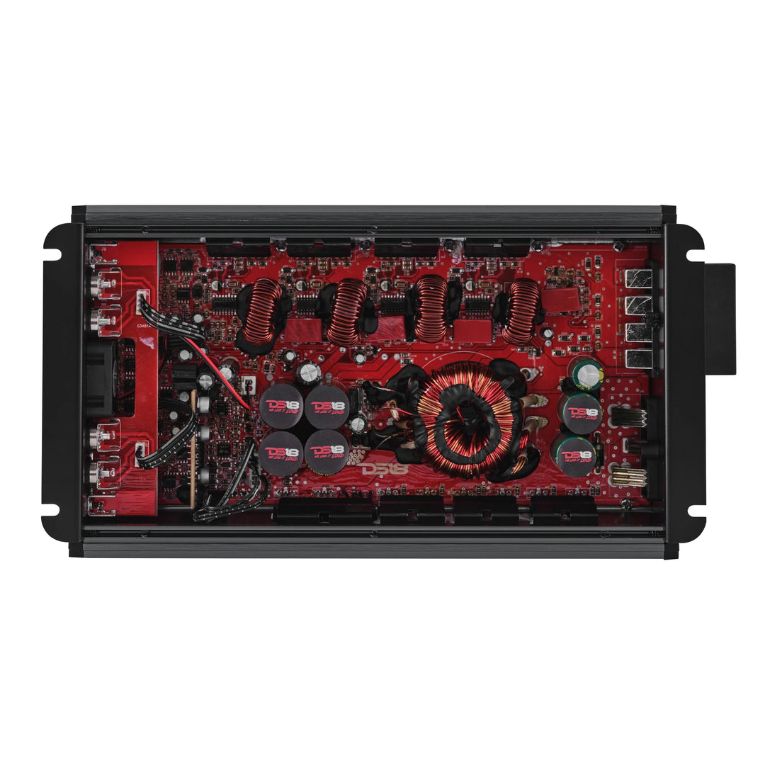 DS18 FRP-2.4K4 4-Channel Class D Full-Range Amplifier - 4 x 600 Watts Rms @ 1-ohm