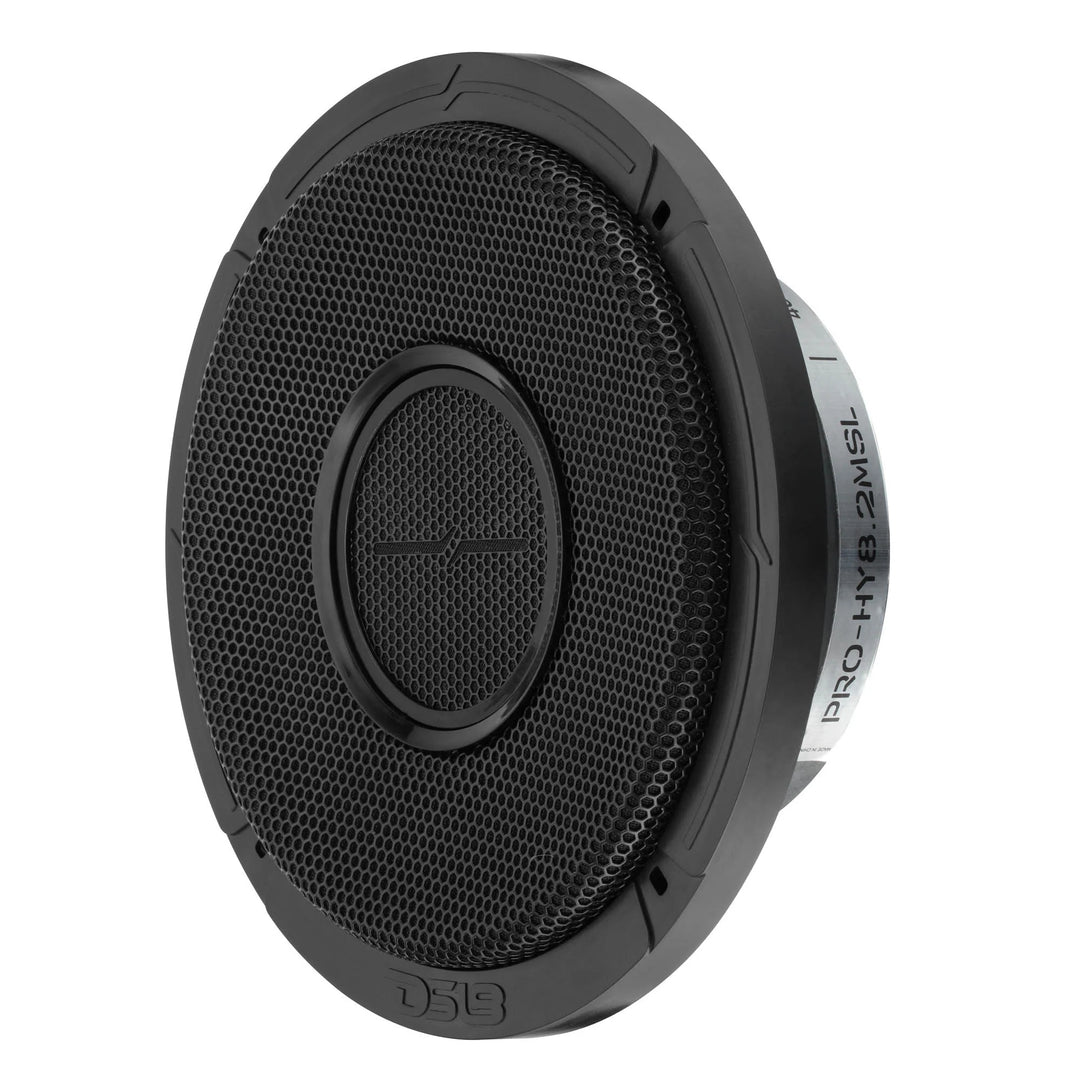 DS18 PRO-HY8.2MSL 8" Slim 2-Way Coaxial Loudspeaker - 200 Watts Rms 2-ohm