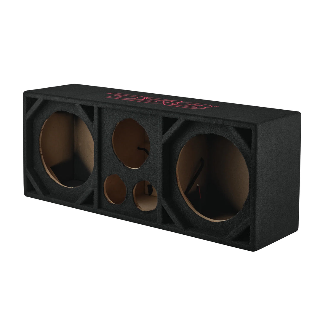 DS18 Ported Voceteo Enclosure - Fits 2x 10" Speakers + 2x 4" Tweeters + 1x Driver
