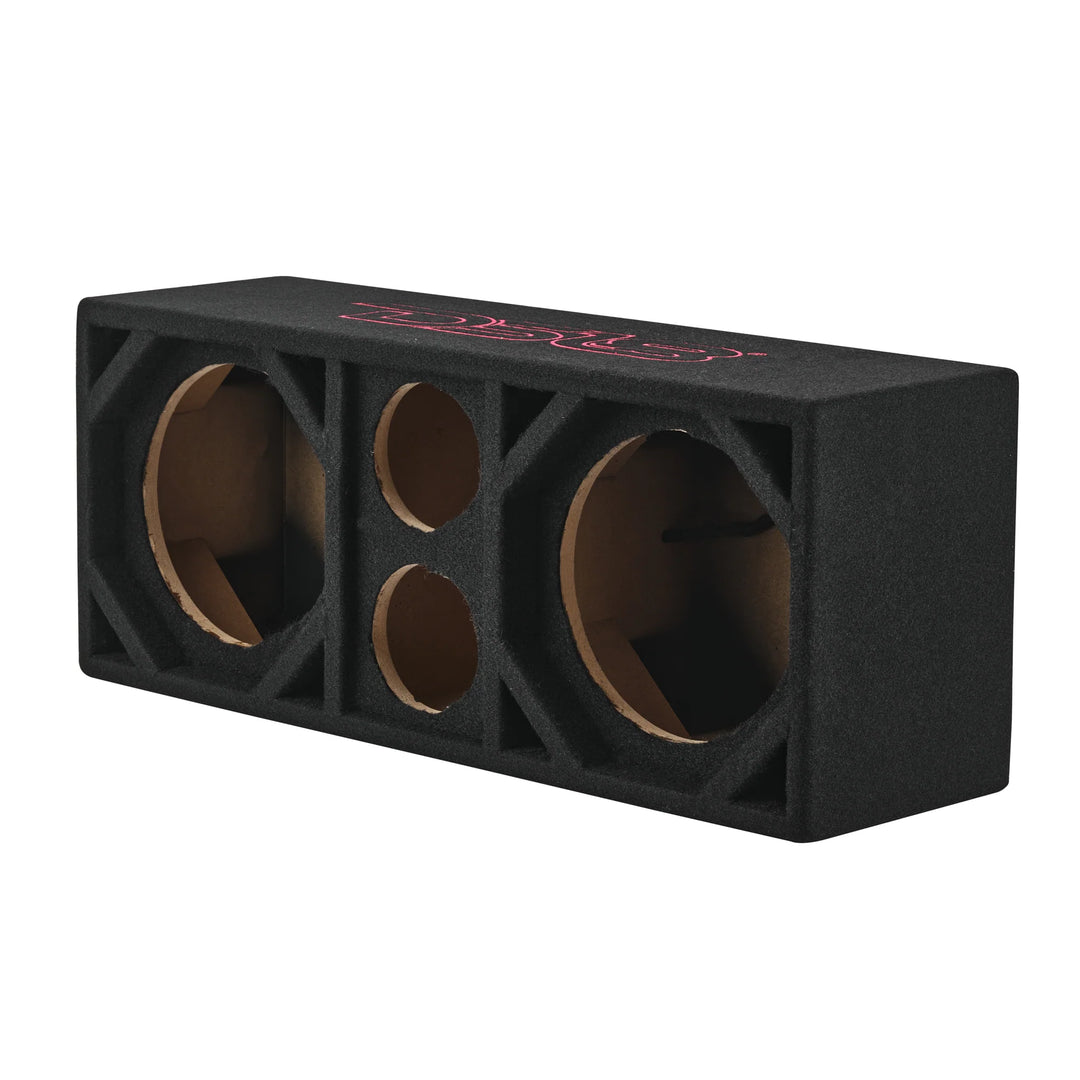 DS18 Ported Voceteo Empty Enclosure - Fits 2x 8" Speakers and 2x 4" Tweeters
