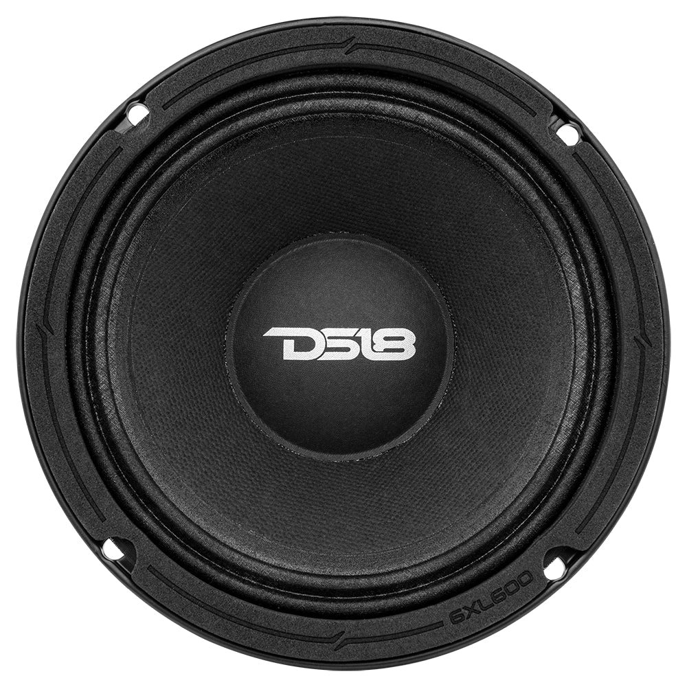 DS18 Combo - 4x 6XL600-4 6.5" Mid-Range Loudspeakers - G3600.4D 4-Channel Amplifier
