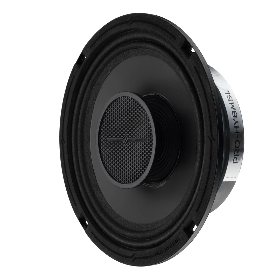 DS18 PRO-HY8MSL 8" Slim 2-Way Coaxial Loudspeaker - 200 Watts Rms 8-ohm