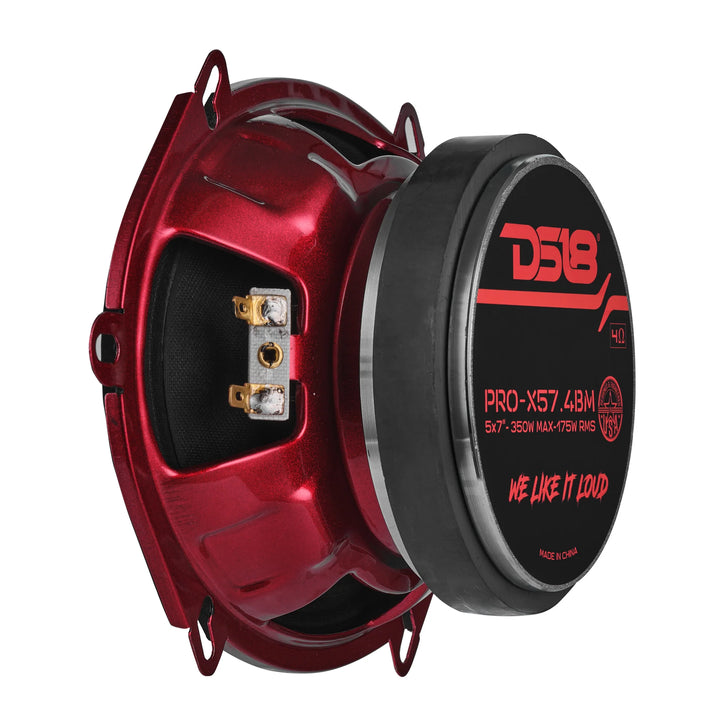 DS18 PRO-X57.4BM 5x7" Mid-Range Speaker - 175 Watts Rms 4-ohm