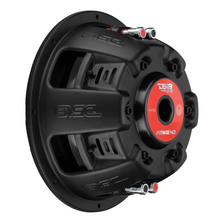 DS18 PSW8.4D 8" Shallow Mount Subwoofer - 400 Watts Rms Dual 4-ohm