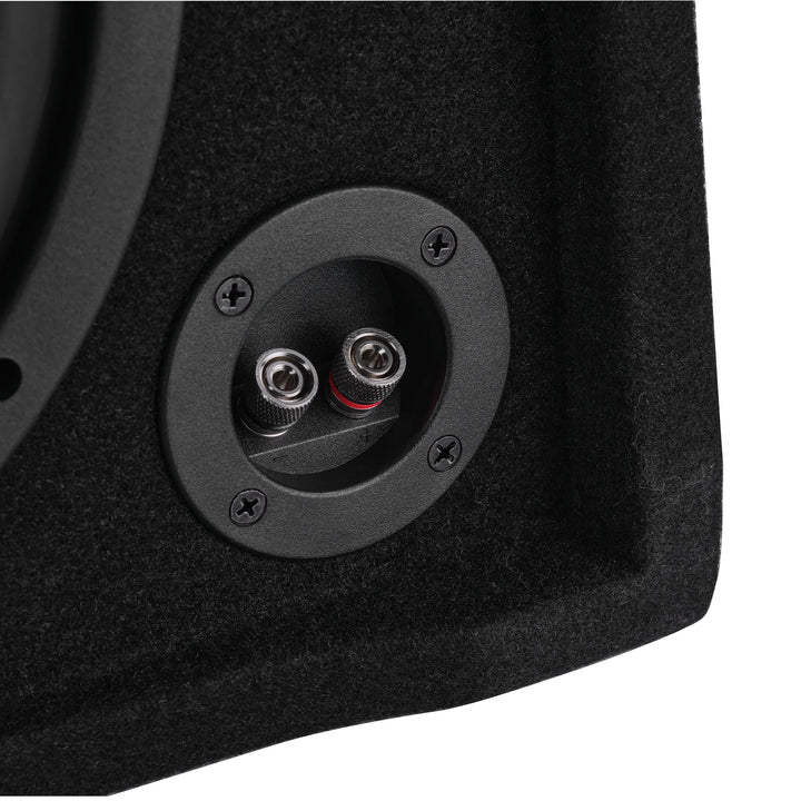 DS18 Loaded Under Seat Down Fire Enclosure with 10” Shallow Subwoofer - 600 Watts Rms Dual 4-ohm