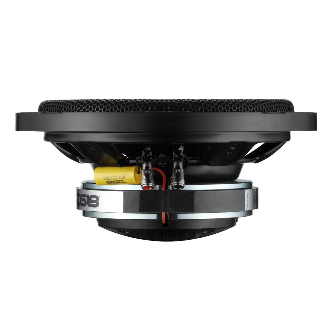 DS18 PRO-HY8MSL 8" Slim 2-Way Coaxial Loudspeaker - 200 Watts Rms 8-ohm