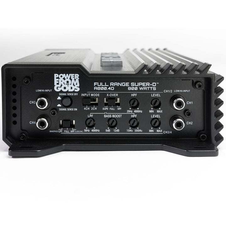 Hifonics A800.4D 4-Channel Amplifier - 4 x 100 Watts Rms @ 4-ohm