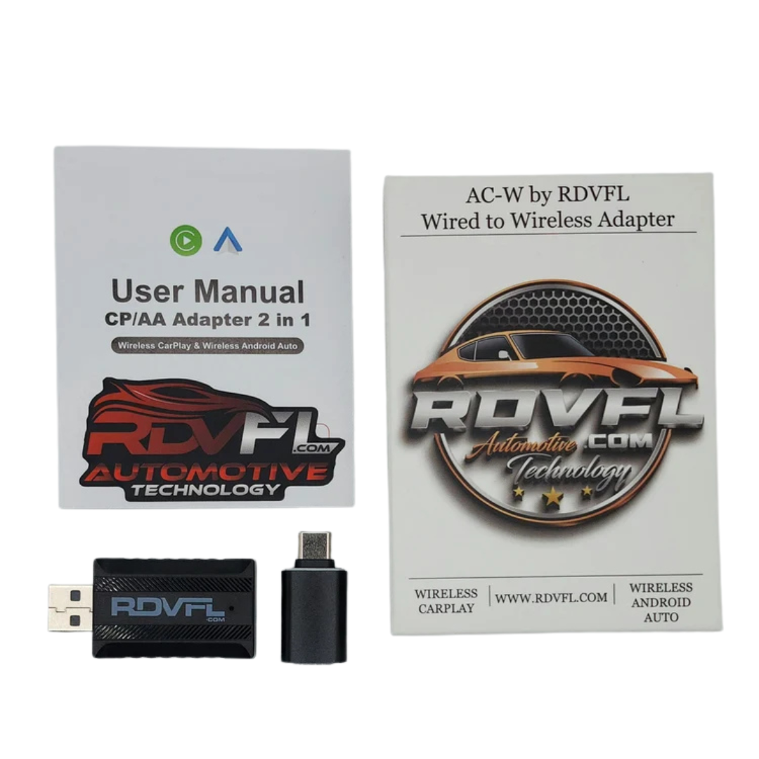 RDVFL AC-W Wireless Apple CarPlay or Wireless Android Auto Adapter