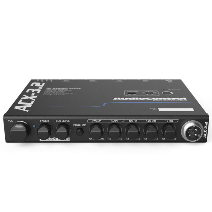 AudioControl ACX-3.2 Marine Equalizer & Crossover Pre-amp with Microphone