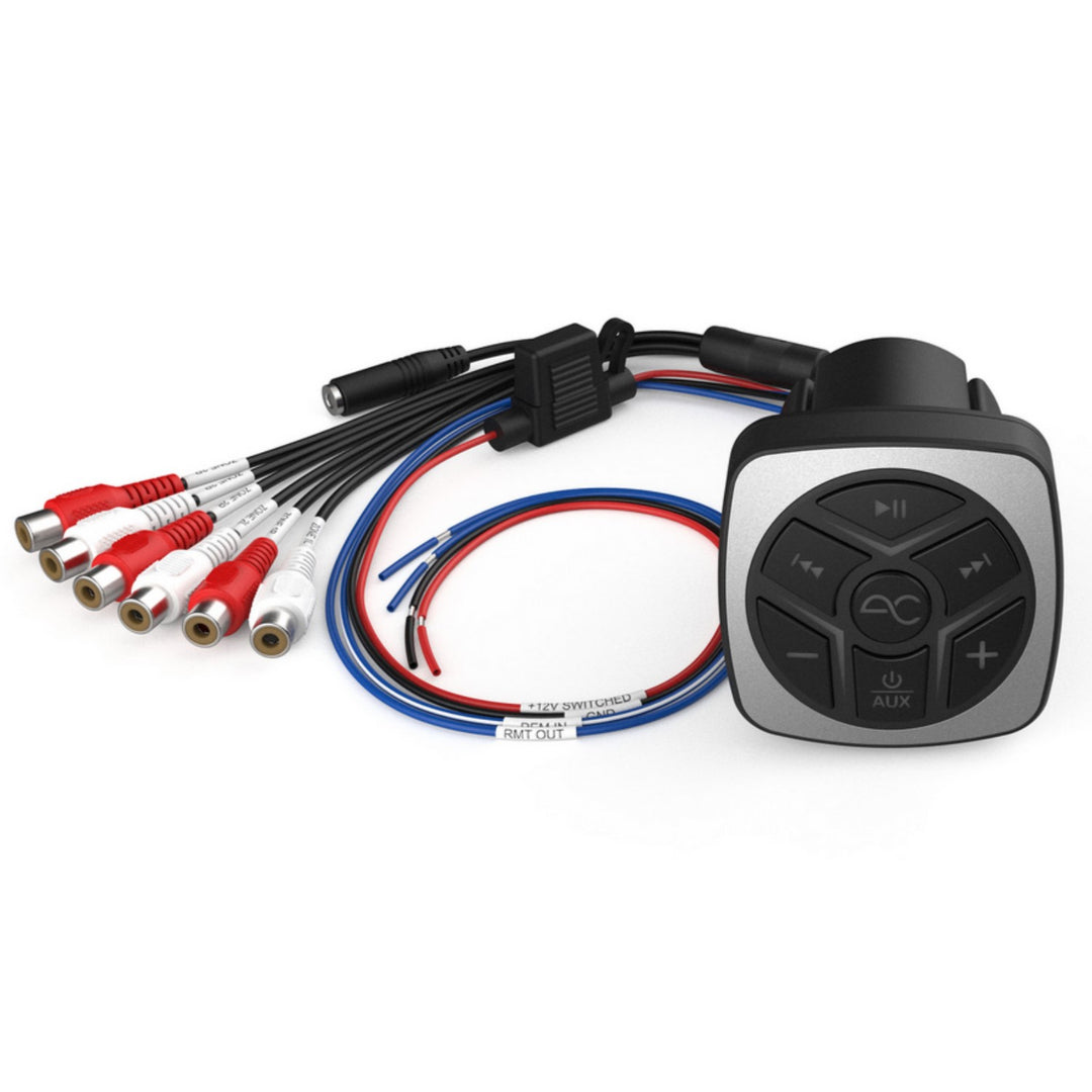 AudioControl ACX-3.2 Marine Bluetooth Audio Steamer con controles y salidas Rca de 4 voltios