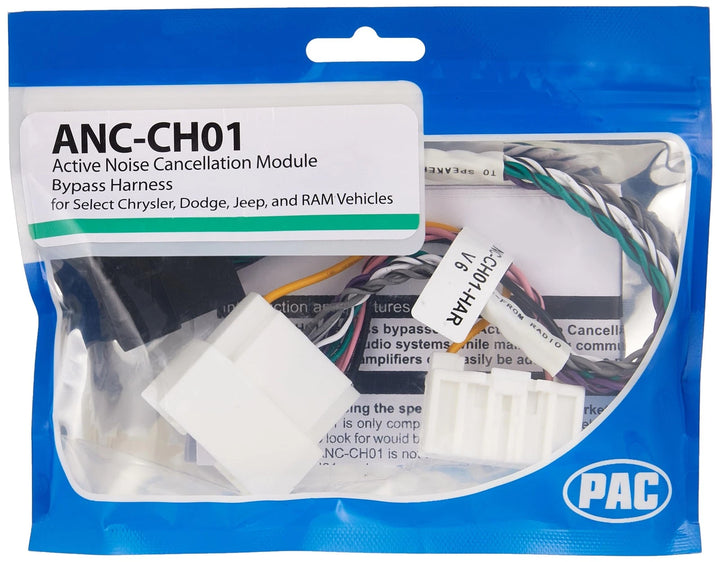 Pac-Audio ANC-CH01 ANC Mic Bypass Harness for Select 2015-2019 Chrysler, Dodge or Jeep Vehicles