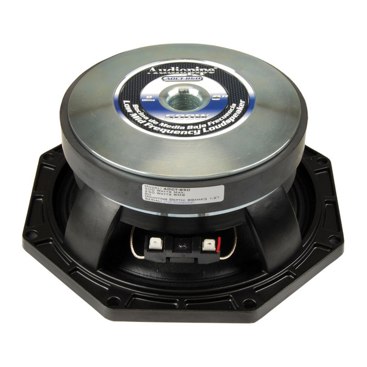 Audiopipe AOCT-850 8" Octagon Mid-Bass Speaker - 250 Watts Rms 8-ohm