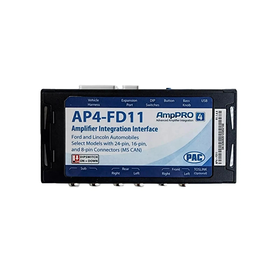 Pac-Audio AP4-FD11 Amplifier Integration Interface for Select 2007-2014 Ford or Lincoln Models with Factory Sony Audio System