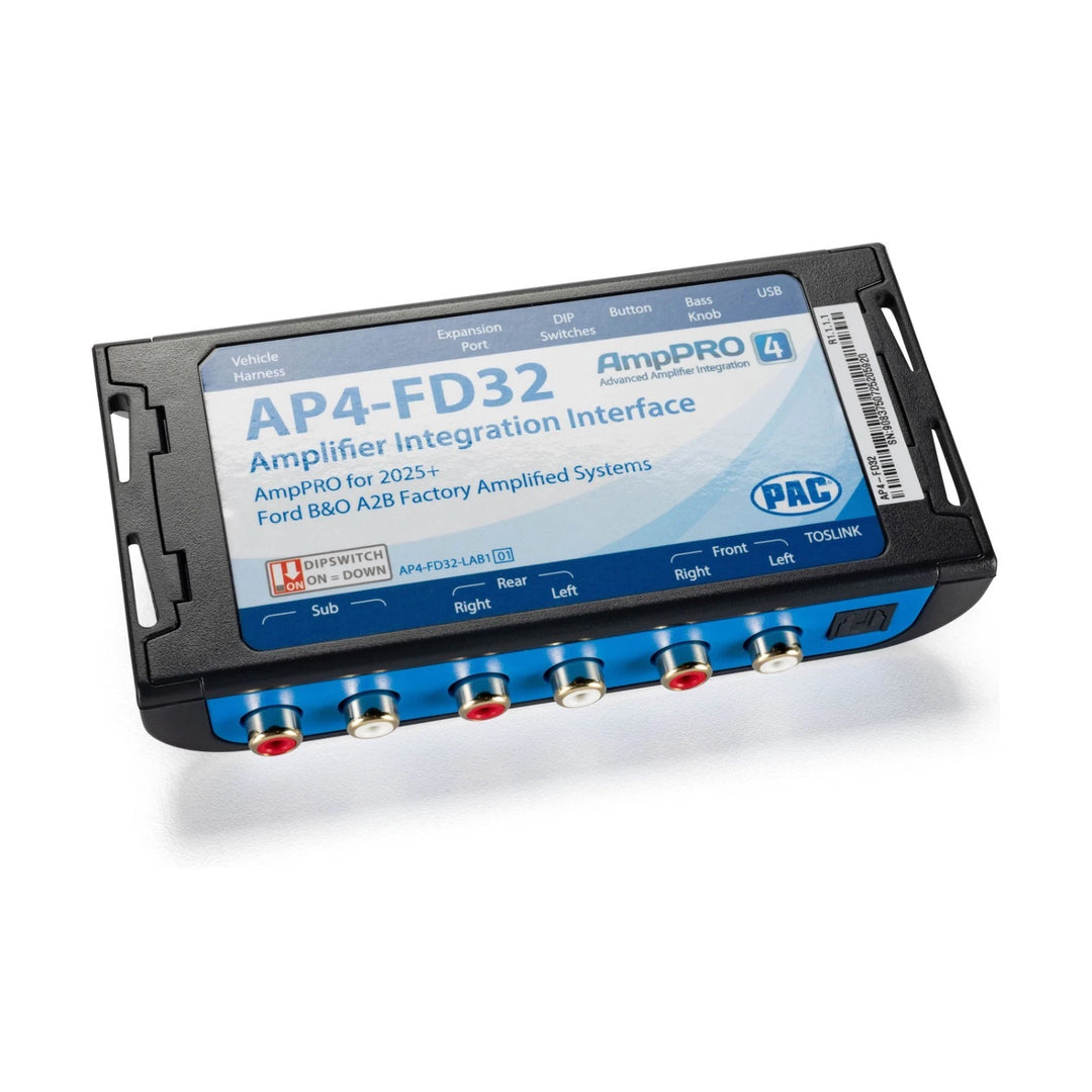Pac-Audio AP4-FD32 Amplifier Integration Interface for Select 2025+ Ford Vehicles Models with B&O A2B Factory Amplified Systems