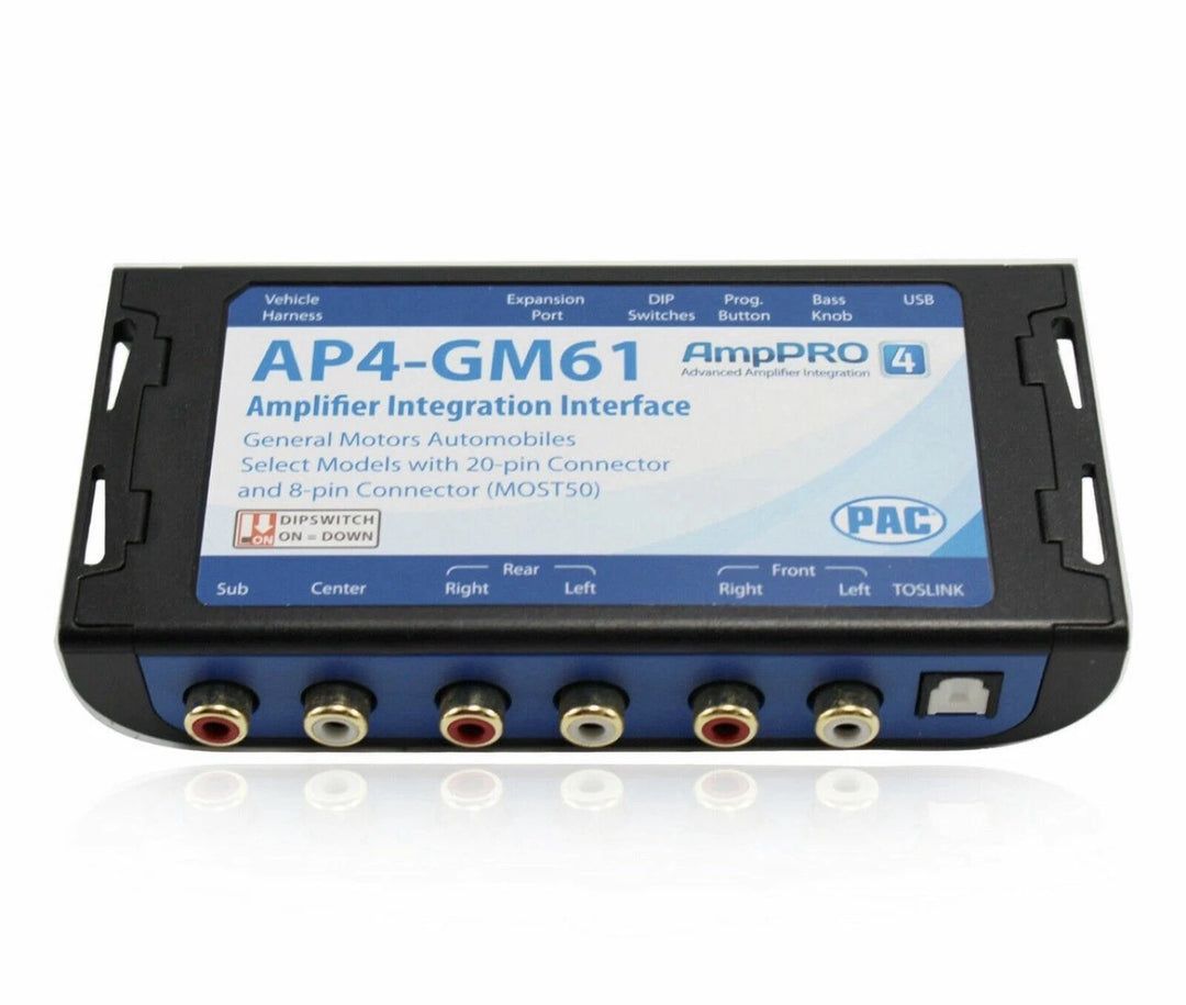 Pac-Audio AP4-GM61 Amplifier Integration Interface for Select 2014-2019 Chevrolet, GMC or Cadillac with Factory Bose Audio System