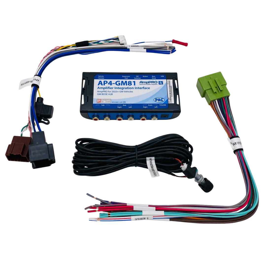 Pac-Audio AP4-GM81 Amplifier Integration Interface for Select 2023-2026 Chevrolet with BOSE A2B Factory Amplified Systems