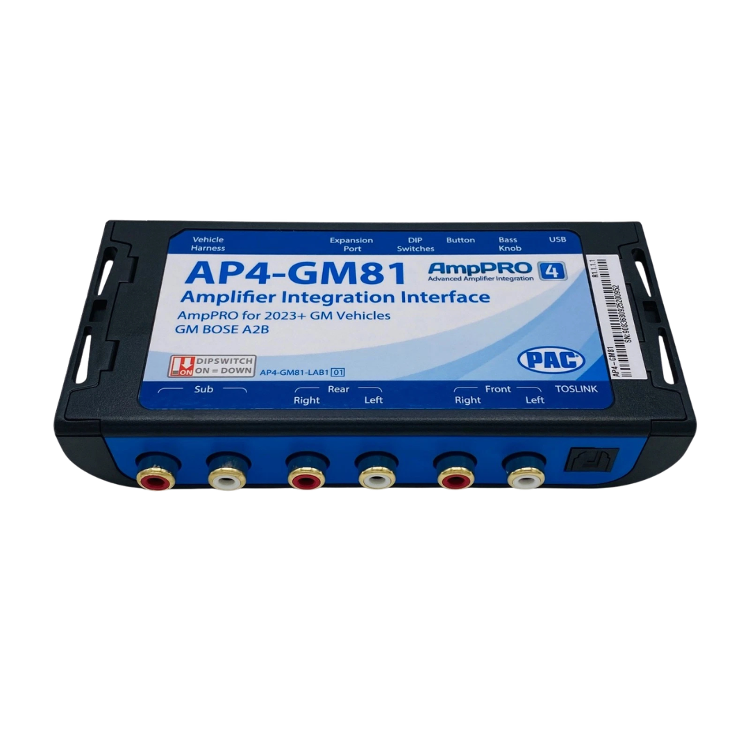 Pac-Audio AP4-GM81 Amplifier Integration Interface for Select 2023-2026 Chevrolet with BOSE A2B Factory Amplified Systems