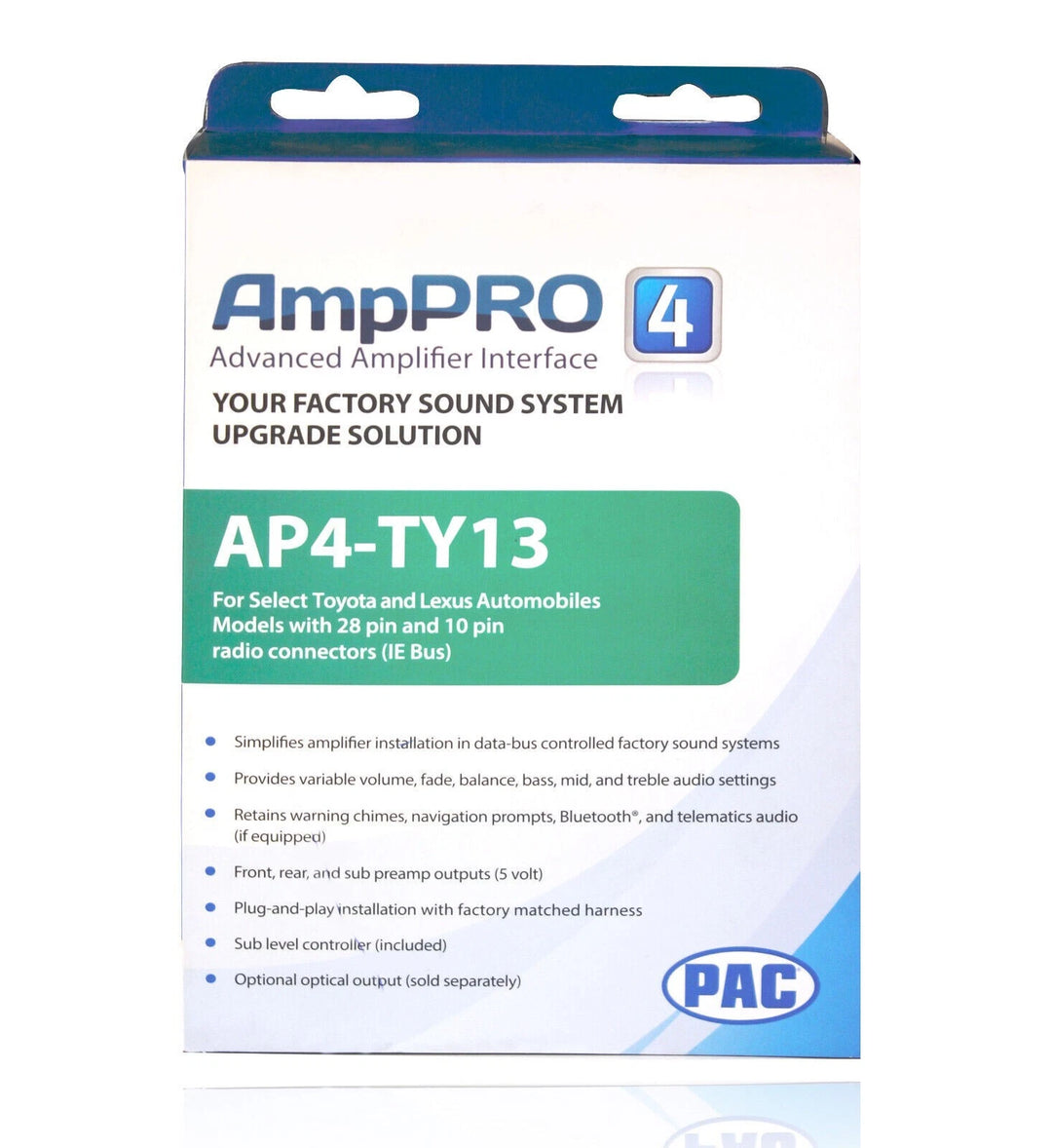 Pac-Audio AP4-TY13 Amplifier Integration Interface for Select 2018-2023 Toyota and Lexus Vehicles