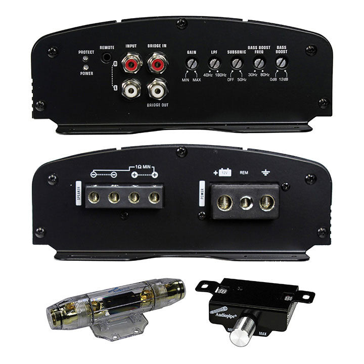 Audiopipe APCLE-10001D Monoblock Amplifier - 1000 Watts Rms @ 1