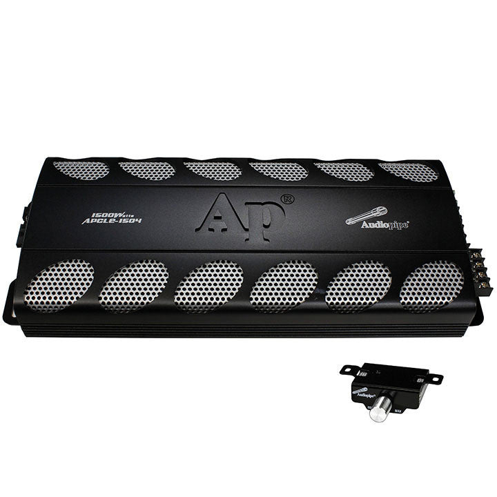 Audiopipe APCLE-1504 4-Channel Class A/B Full-Range Amplifier - 4 x 75 Watts Rms @ 4-ohm