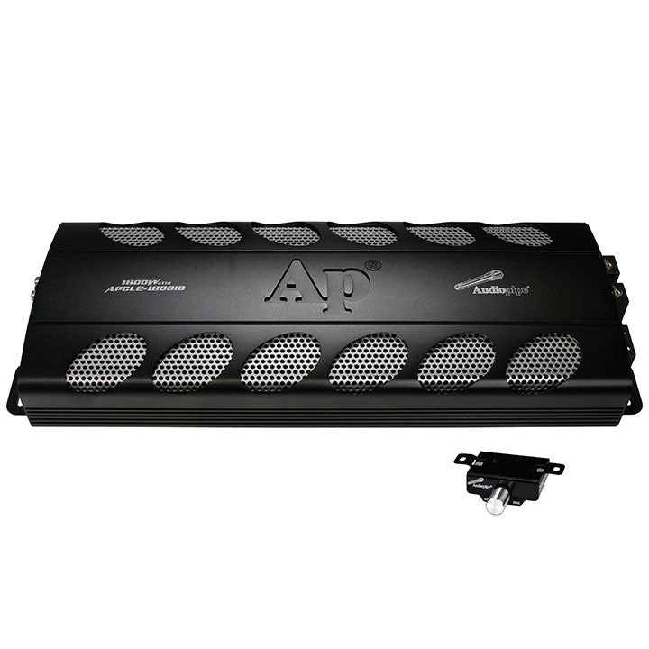 Audiopipe APCLE-18001D Monoblock Class D Amplifier - 1 x 1800 Watts Rms @ 1-ohm